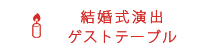 結婚式演出ゲストテーブル