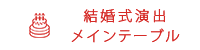 結婚式演出メインテーブル